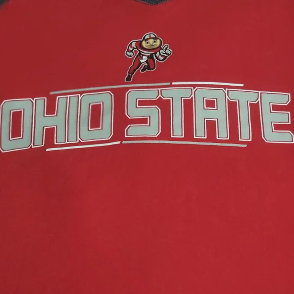 Ohio State Buckeyes Women’s T-Shirt with Brutus - Picture 4 of 5